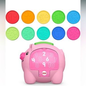 Fisher-Price Laugh & Learn Musical Toy Count & Rumble Piggy Bank